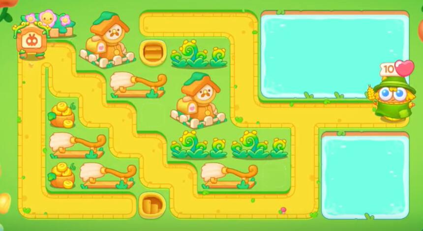 保卫萝卜4头等大事第4关完美通关攻略 | 全新防御塔布局详解