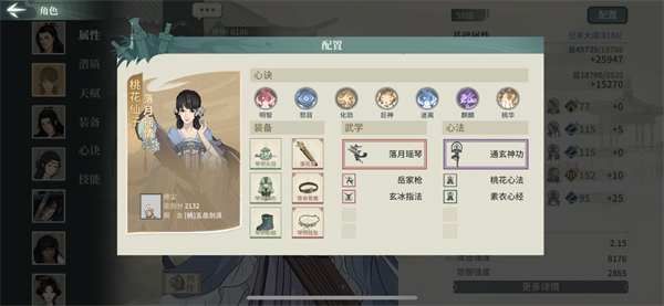 桃花角色图