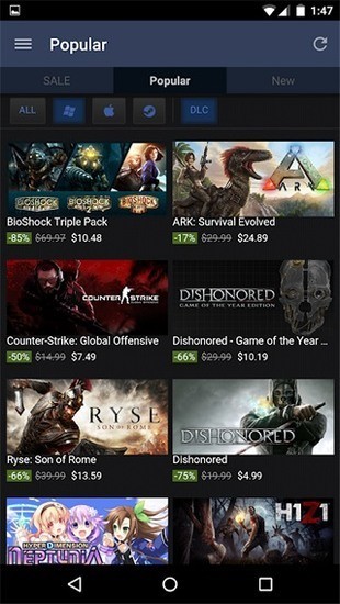 steam安卓手机客户端最新版下载-steam安卓手机版官方下载 运行截图1