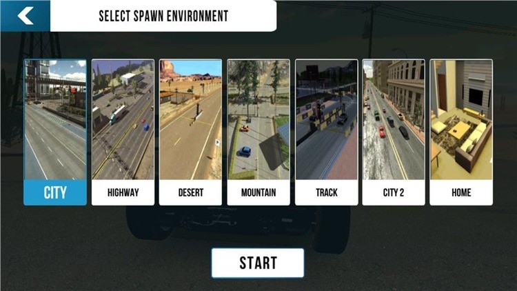 手动挡停车场游戏界面与车辆展示