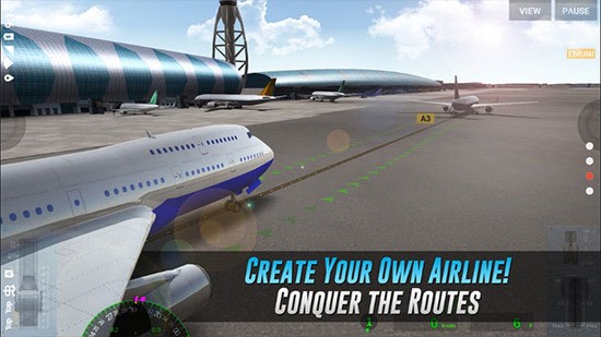 航空公司指挥官无限绿钞版航站楼布局 航空公司指挥官安卓版机场管理界面