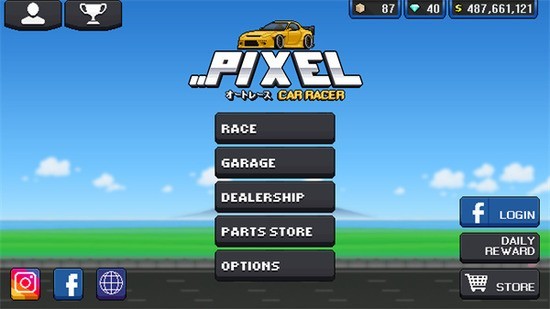 像素赛车手无限马力内置MOD菜单下载-像素赛车手无限金币中文版下载 运行截图4
