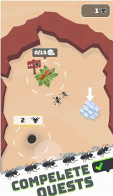 蚂蚁之地破解版最新下载_蚂蚁之地中文版下载v0.11无限金币版 运行截图2