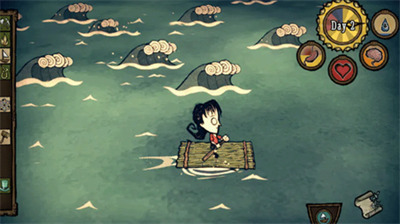 饥荒海滩版内置mod菜单角色与场景截图