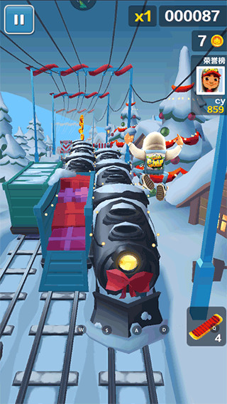 地铁跑酷北极版内置菜单下载-地铁跑酷北极版中文下载 运行截图2