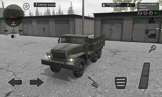 俄罗斯军用卡车模拟器无限金币版下载v0.8-俄罗斯军用卡车模拟器汉化版下载 运行截图3