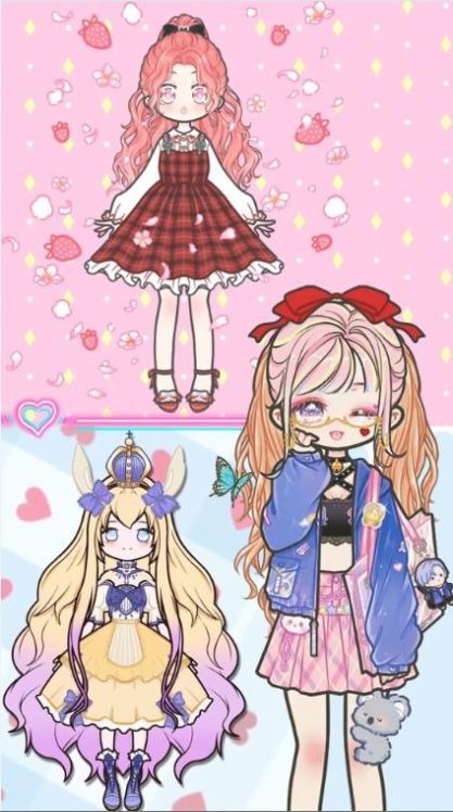 装扮女孩时尚舞会游戏界面截图 装扮女孩时尚舞会游戏界面截图