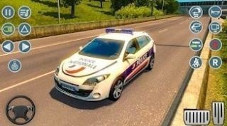 3D警车停车场游戏界面展示 警车停车游戏截图