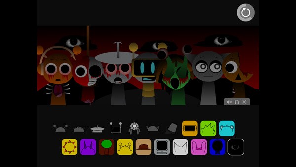 节奏盒子sprunki音乐创作界面