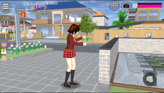 樱花校园英文版下载新版2025-SAKURA school Simulator樱花校园模拟器英文版下载(无广告)最新版v1.039.99 运行截图1
