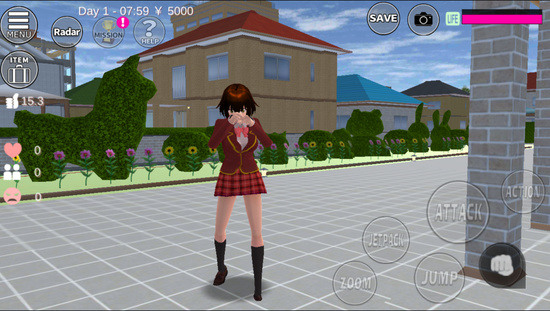 樱花校园英文版下载新版2025-SAKURA school Simulator樱花校园模拟器英文版下载(无广告)最新版v1.039.99 运行截图3