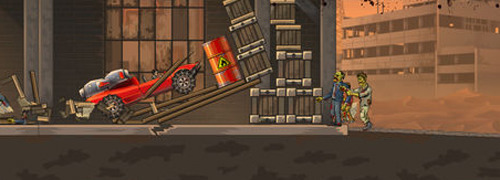 战车撞僵尸2游戏画面