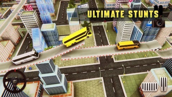 城市巴士公交车驾驶模拟器_城市公车巴士特技安卓最新版v1.4 运行截图3