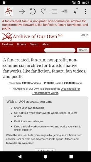 ao3app官方版下载-ao3(免费阅读器)中文版下载v1.0.4 安卓版 运行截图2