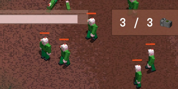 僵尸生物区战场游戏画面展示