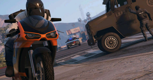 圣安地列斯手游3D城市画面